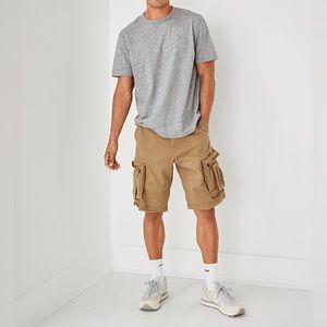 American Eagle Mens Cargo Shorts Khaki Size 26